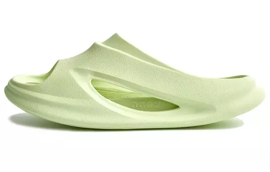 0Шлепанцы унисекс бананово-зеленые 592