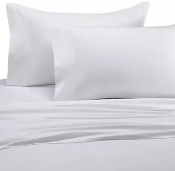 1000 нитей, комплект из трех (3) белых однотонных пододеяльников California King Size, 100% египетский хлопок, гостиничное качество высшего качества Egyptian Bedding, White