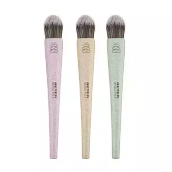 100% биоразлагаемый Natural Fiber Brocha Para Maquillaje Fluido Beter, 1 UD