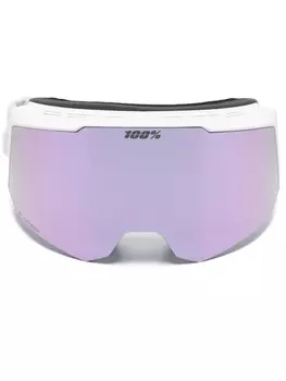 100% Eyewear лыжная маска The Snowcraft S с зеркальными линзами, белый