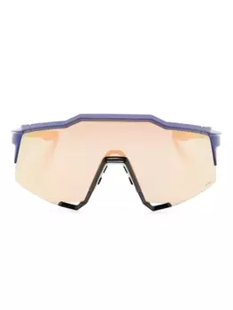 100% Eyewear солнцезащитные очки Speedcraft в массивной оправе, синий