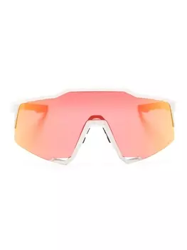 100% Eyewear солнцезащитные очки Speedcraft в массивной оправе, белый