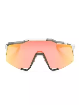 100% Eyewear солнцезащитные очки Speedcraft в массивной оправе, оранжевый