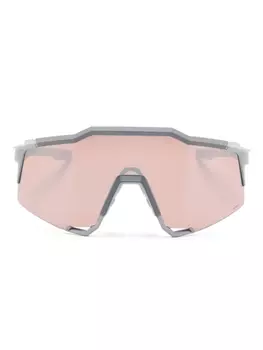 100% Eyewear солнцезащитные очки Speedcraft в массивной оправе, серый