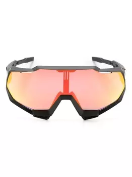 100% Eyewear солнцезащитные очки Speedtrap в массивной оправе, черный