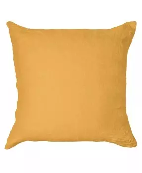 100% французский лен, еврошам – 26 x 26 дюймов Bokser Home, желтый