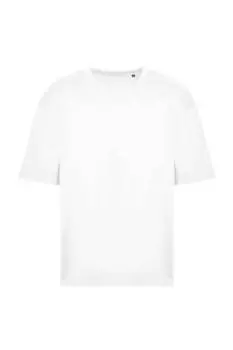 100 футболка оверсайз AWDis, белый