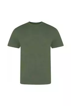 100 футболка оверсайз AWDis, зеленый