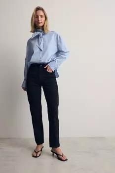 100% хлопок джинсы mom Next, черный