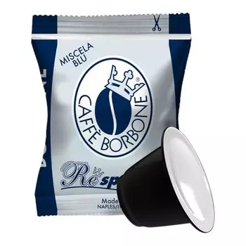 100 капсул смеси Caff Borbone REspresso BLUE с совместимым кофе Nespresso Caff Borbone. Caff Borbone