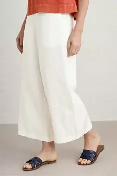 100% льняные брюки кюлоты Merrivale Seasalt Cornwall, белый