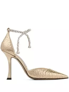 100-мм туфли Stevie Jimmy Choo, золотой