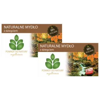100% натуральное мыло на растительной основе с дегтем, 2 шт. Powrt Do Natury