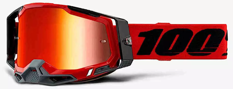 100% очки для мотокросса Racecraft II Essential 1, красный