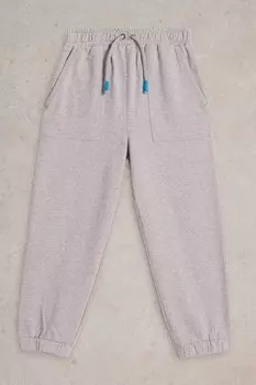 100% органический хлопок Фредди джерси джоггеры White Stuff, серый