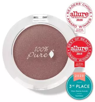 100% Pure, Тени для век, Тени для век Норка, коричневый