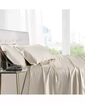 100% вискоза из бамбукового листа, набор из 5 предметов, Split King Egyptian Linens, слоновая кость