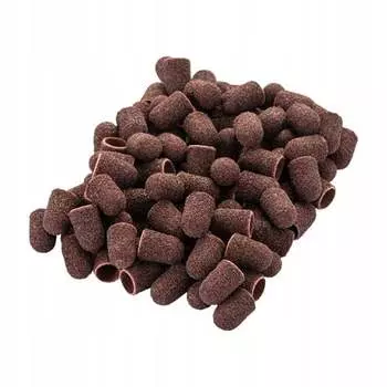 100 x EXO абразивный колпачок для педикюра 7 мм, зернистость 80, мягкий, Activ