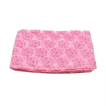 100x200 см тюлевая марлевая занавеска с цветочным принтом розы, занавеска для гостиной, окна, балкона, фиолетовая Stuttg, розовый