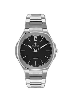 10122-А стальные мужские наручные часы Wainer, серый