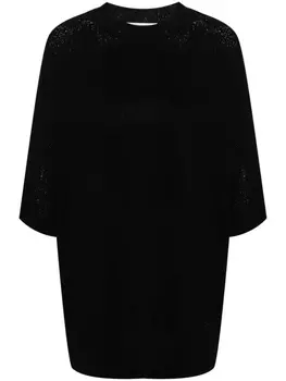 1017 ALYX 9SM длинная футболка с эффектом потертости, черный