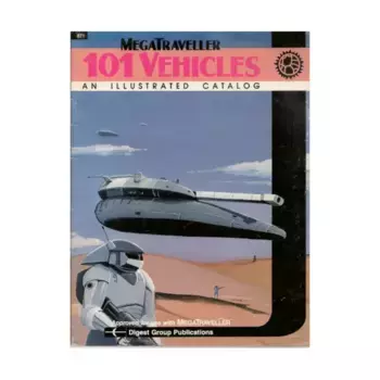 101 Vehicles (1st Edition), MegaTraveller (Digest Group Publications), мягкая обложка