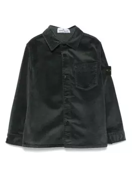 10203 верхняя рубашка Stone Island Junior, зеленый