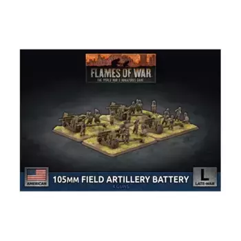 105-мм батарея полевой артиллерии, Flames of War - WWII - United States - Artillery, AA, AT and AFV's (4th Edition)