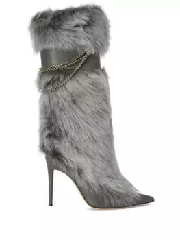 105-мм ботинки Amaia Giuseppe Zanotti, серый
