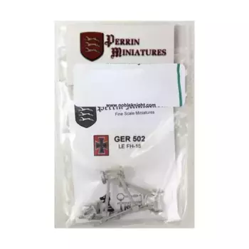 105-мм гаубица LE FH-18, WWII Miniatures - German (10mm) (Perrin Miniatures)