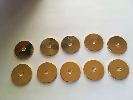 10 больших золотых колесиков Gretsch для Space Control и Bar Bridge Thumb Wheel 6120 6136 6122 5 пар