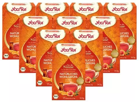 10 ЧАЙ xYOGI Естественное благополучие | 10х34г Yogi Tea