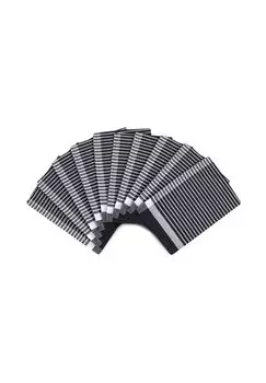 10 х кухонных полотенец в наборе эксклюзивные - полульняные - в полоску Ross, черный