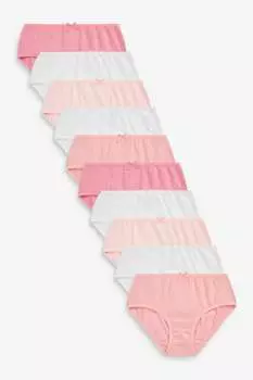 10 пар трусиков Next, белый