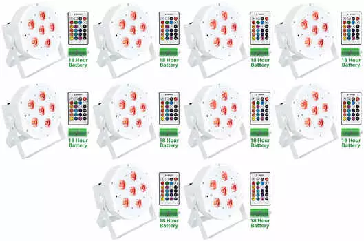 Комплект Rockville Battery PAR 61 White