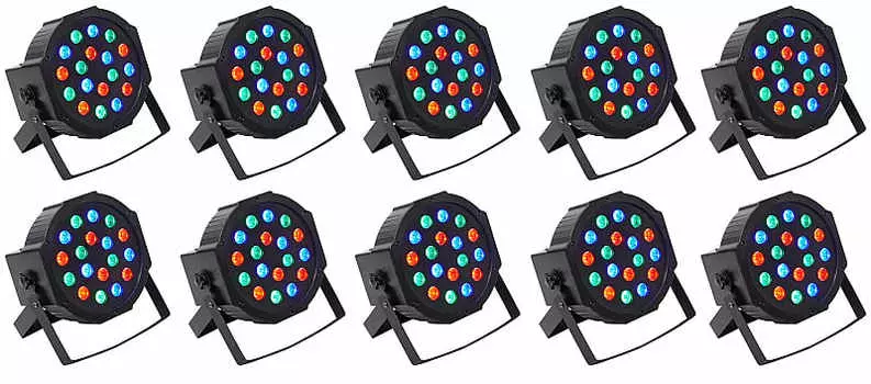 Аккумулятор Rockville RockPAR50 LED RGB Compact Par Can DJ