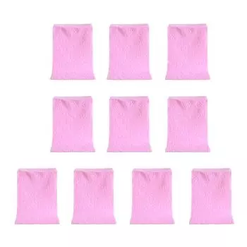10 шт. банное полотенце с высокой впитывающей способностью, мягкая микрофибра, прочные тисненые полотенца с тонкой строчкой для дома, синее Stuttg, розовый