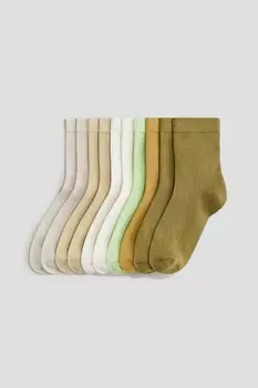 10-Упаковка носков H&M, мультиколор
