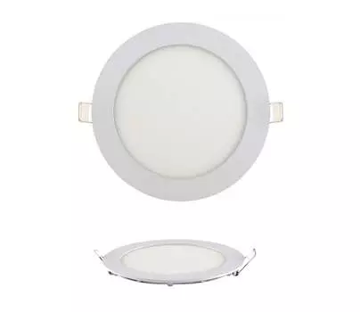 10x 12 Вт светодиодный панельный встраиваемый прожектор точечный встраиваемый светильник теплый белый 3000K 910 люмен потолочный светильник круглый Braytron