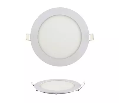 10x 12 Вт светодиодный панельный встраиваемый прожектор точечный встраиваемый светильник холодный белый 6500K 910 люмен потолочный светильник круглый Braytron