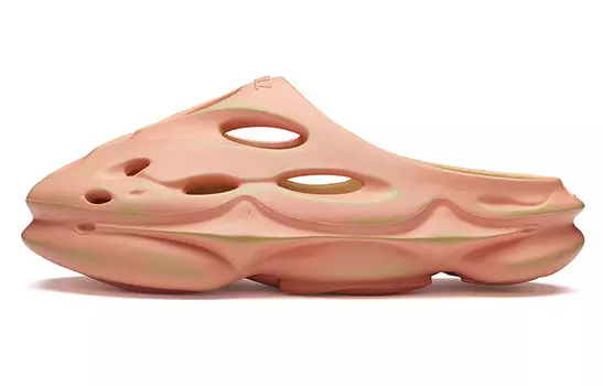 1100 Шлепанцы унисекс персиковые Eqlz