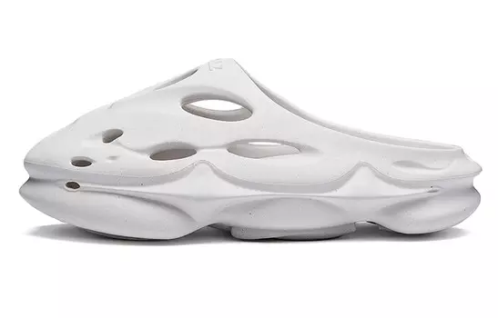 1100 Шлепанцы унисекс жемчужно-белые Eqlz