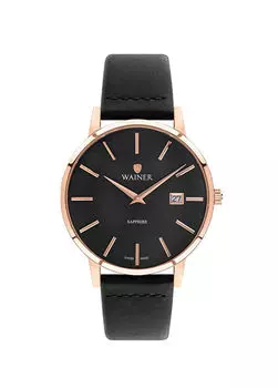 11901-C стальные мужские наручные часы Wainer, черный