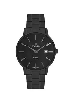 11911-Gd стальные мужские наручные часы Wainer, черный