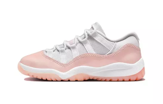 11 Retro Low Legend Розовый PS Jordan, розовый/белый