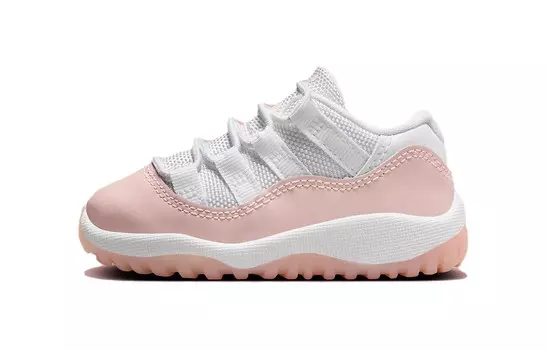 11 Retro Low Legend розовый TD, кроссовки Jordan, розовый/белый
