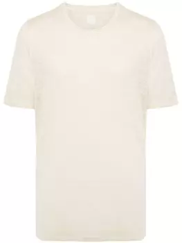 120% Lino льняная рубашка с короткими рукавами, нейтральный