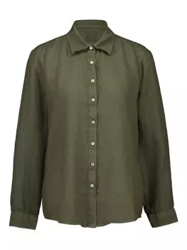 120% Lino льняная рубашка, зеленый