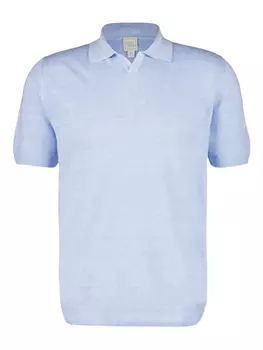 120% Lino льняной топ, синий