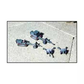 122-мм и 152-мм гаубицы, WWII Micro Armour - Russia - Softskins, ARV's, Armored Cars and Towed Guns (1:285)